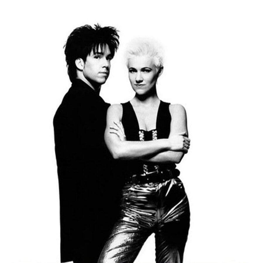 Per Gessle and Marie Fredriksson of Swedish band Roxette.