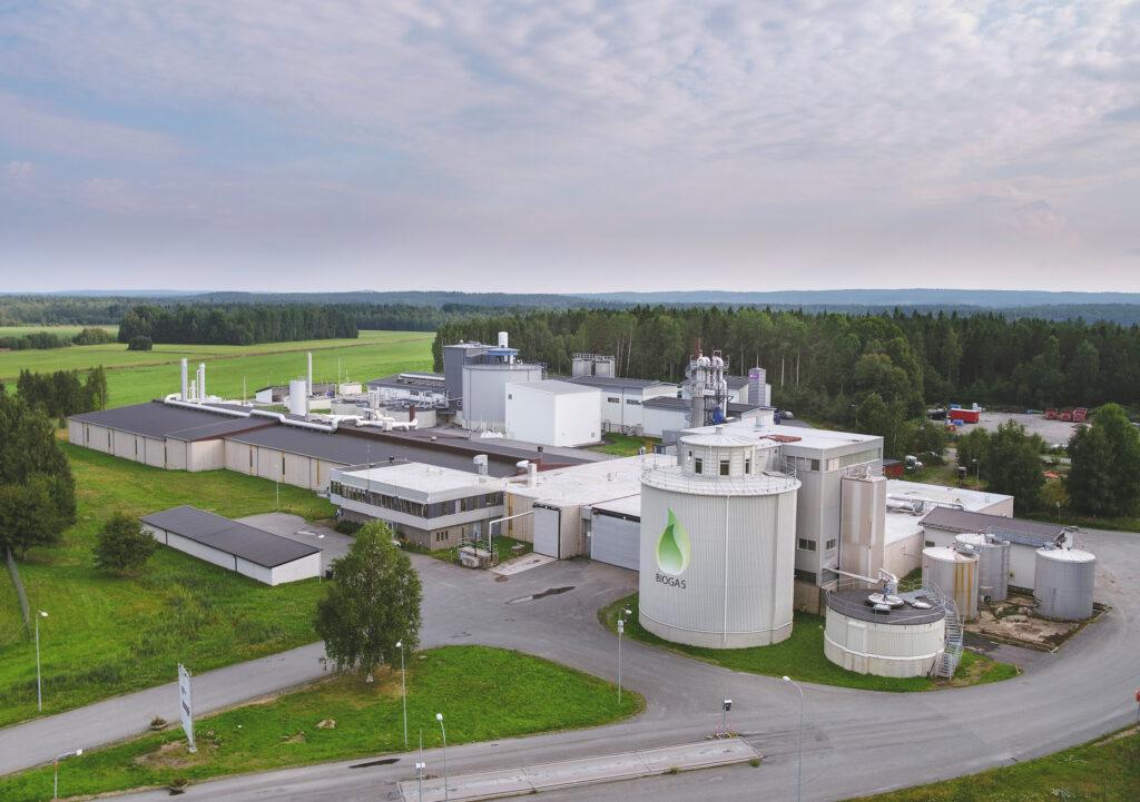 A big biogas facility