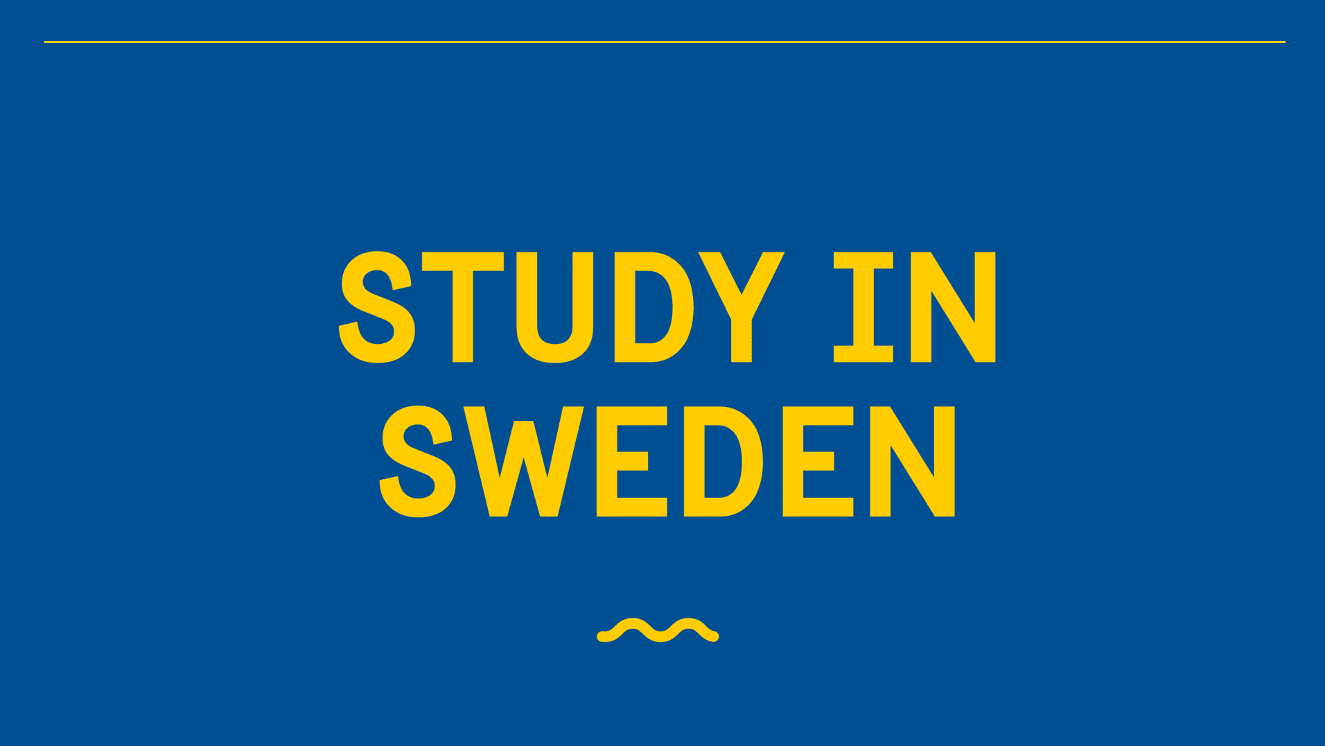 Study in Sweden