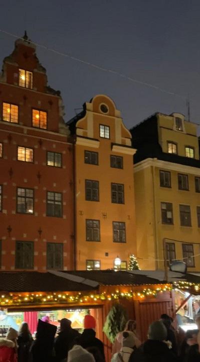 Christmas market in Stockholm's old town